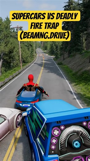 Crash test dummy vs insane road 💥Hashtags:#CrashTestDummy #BeamNGdrive #CarCrash #GamePhysics #FYP