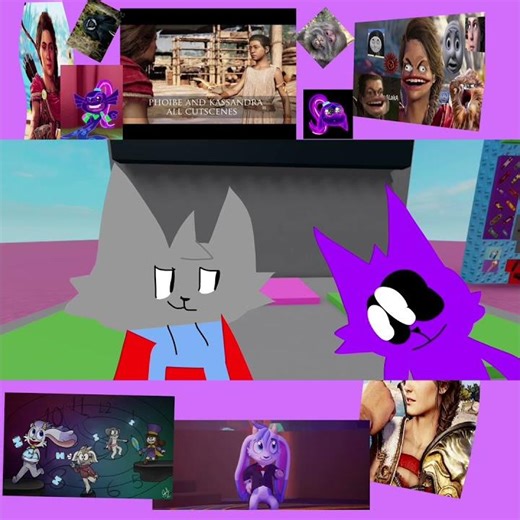 Jempot meets kapi #roblox #adminwar #animation #furry #kapi #wolf