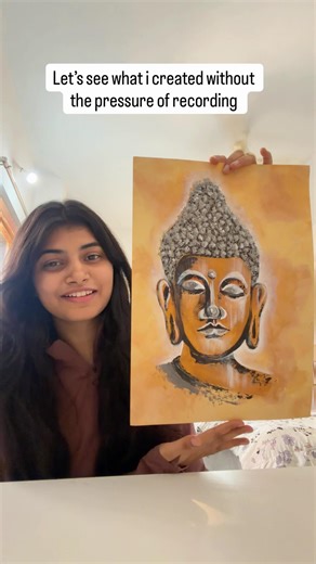 My first imagination-born artwork… raw, real, and completely mine.#artistlife