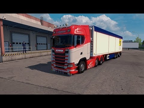 [ETS2 v1.30] Scania S Verbeek Skin by TruckModsTV | Modvorstellung #122 | 1080p | TruckModsTV