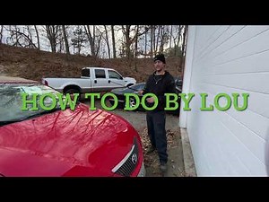 How To Do By Lou: ‘04-‘08 Toyota Solara Hood Strut Replacement