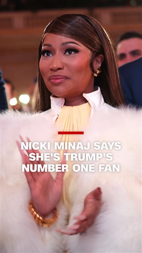 Rapper Nicki Minaj appeared at an event with President Trump's about his investment accounts and called herself his number one fan. Kevin O'Leary, better known as "Mr. Wonderful" from "Shark Tank," also attended the event. | CNN