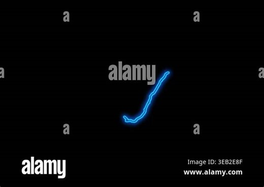 French Guiana Country Map Neon Lights, Abstract French Guiana Neon Lights Map Opener Suitable for Politics, Elections, Travel, News and Sports Events and Presentations Stock Video Footage - Alamy