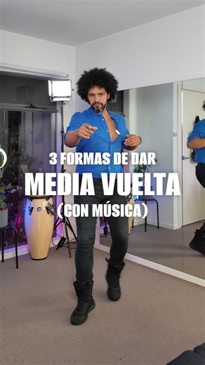 Pedro Gonzalez | ¿Cómo dar la media vuelta en salsa? Te muestro 3 formas 🤩 Puedes encontrar el paso a paso en mi perfil! #salsa #dancetutorial #latindance... | Instagram