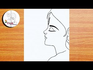 Beautiful Krishna Drawing - Step by Step | Easy Drawing | Janmastami Drawing