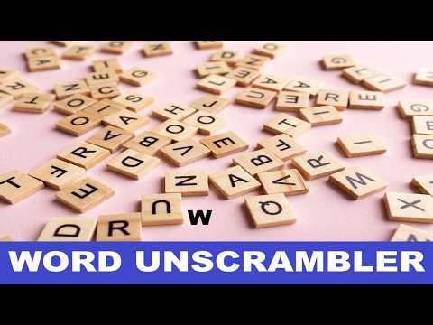 Word Unscrambler Online Free Game | Solve Scrambled Letters Fast & Easy Online Tool
