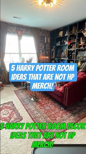 5 Harry Potter Room Decor Ideas That Are NOT HP Merch! #harrypotter #commonroom #hogwarts #wizard