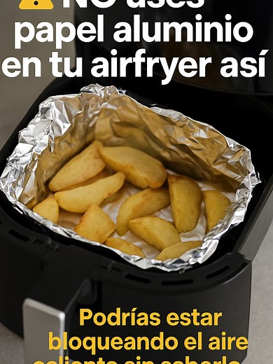 Trucos para usar bien el papel en tu Airfryer