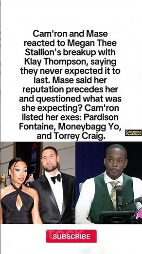 Viral Reaction!!#shorts #Camron #MeganTheeStallion #KlayThompson #relationship #marriage #dating
