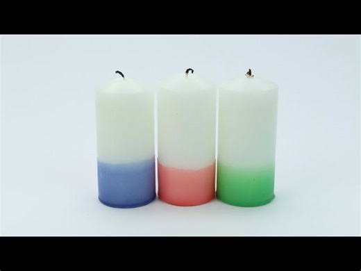 How to turn colorful crayons into candles