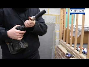 Brickfix DriveTie Helical Wall Tie Installation