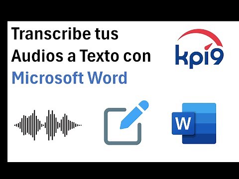 Transcribe tus Audios a Texto con Microsoft Word