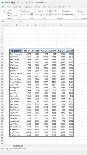 Excel Conditional Formatting: Auto Highlight Active Row with Secret Formula