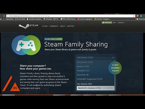 How To - Setup Steam Family Share (Play Friends' Steam Games)