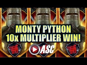 ★BIG WIN RUN!★ DOUBLED, TRIPLED, OR MORE? MONTY PYTHON & THE HOLY GRAIL Slot Machine Bonus