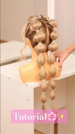 Multiple Ponytails Into One Braid#hairstyle #braid #hairtutorial