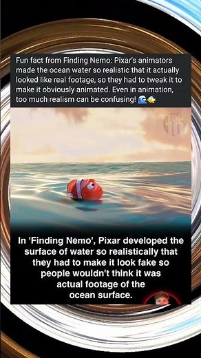 Fun fact from finding nemo