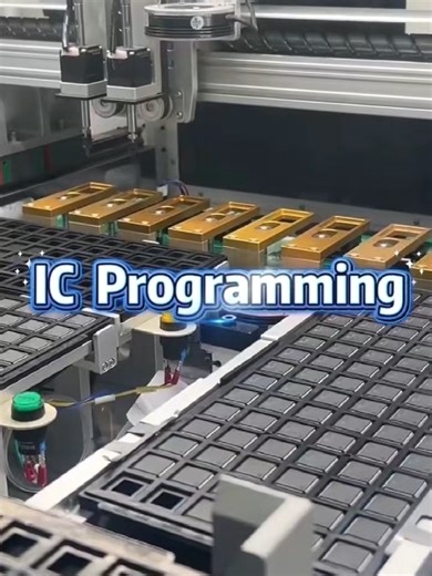 IC chip programming is the critical manufacturing step of writing firmware or programs into a chip's internal memory, transforming it from blank hardware into an intelligent component with specific functions. #ICProgramming #MCU #TechTips#EngineeringLife#HowItWorks