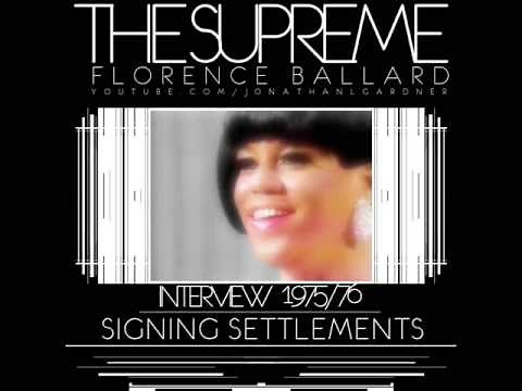 Florence Ballard | Interview (1975) [Signing Settlements]