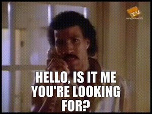 Hello, is it me you're looking for?