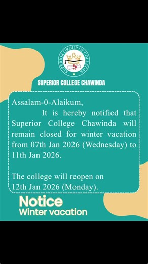 College Reopening Announcement - January 12