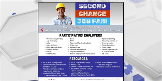 Workforce Solutions North Texas gears up for Second Chance Job Fair