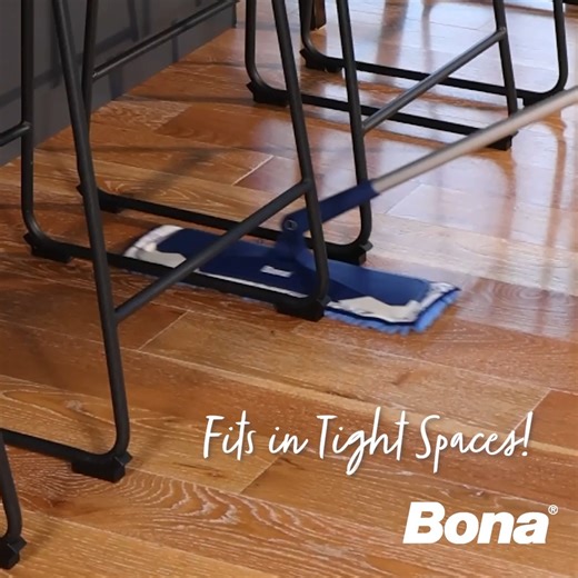 1.3K views · 19 reactions | Effortlessly navigate tight spots with the Bona Microfiber Premium Mop! Let Bona handle those hard-to-reach areas while you enjoy a spotless home. Pair with any Bona Floor Cleaner for a perfect clean. https://bit.ly/3tYuY3k #bonaproducts #happyhome #lovemybonafloors #tightspaces #microfibermop #toughspots | Bona | Facebook