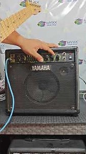 Yamaha APG15 Vintage Guitar Amplifier w/ Microphone input quick demo. From Japan 100V made in Taiwan