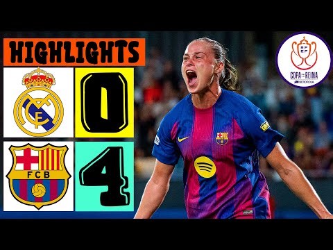 EL CLÁSICO: Real Madrid vs Barcelona 0-4 | Cuartos de Final | Copa de la Reina 2026