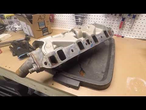 Part 3 of Mustang 289 Engine Assembly Installing Intake Manifold