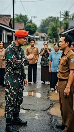 Dana desa ludes, jalan desa jadi kubangan kerbau ‼️😱 #shorts #viral #tni #kades