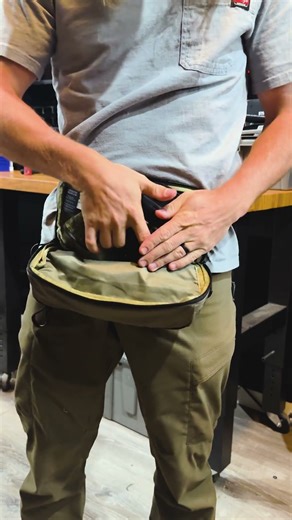 The Cloak Hook & Loop holster is any fanny packs companion.