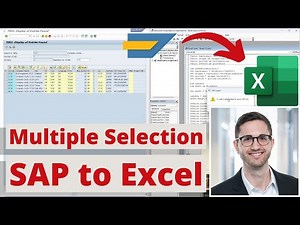 Excel to SAP - Multiple Selection in SAP GUI Scripting