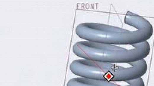 Creo（Proe)螺旋扫描详解