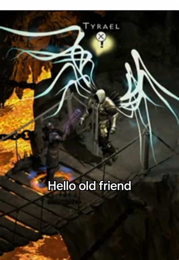 Exploring Act 3 in Diablo II with my Warlock