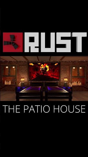 RUST PvE Base Build | The Patio House