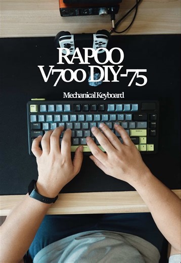 Rapoo V700 DIY-75 Mechanical Keyboard. UNBOXING Pure Soundtest. #rapoo #mechanicalkeyboard #keyboardforgaming #phcontentcreator