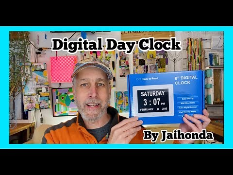 Digital Day Clock For Seniors Review And Demonstration