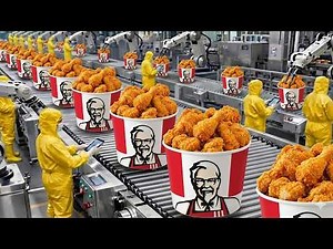 Inside the Largest KFC Factory USA: From Fresh Chicken to Crispy Perfection (Full Process)