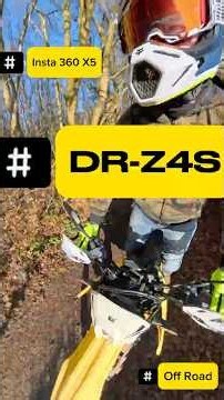 Riding new Suzuki DR-Z4S off-road, using Insta360 X5 #dirtbike #drz4s #dualsport #offroad