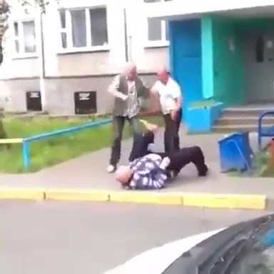 Funny Fight by old men