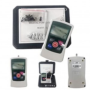 Digital Force Gauge Meter Dynamometer with Measuring Range 2N 0.2kg 0.45Lb 7.2Oz Load Division Value 0.001N 0.001kg 0.001Lb 0.01Oz