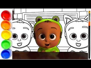 How to draw Boss baby | Drawing For Kids | Boss Baby Cartoon