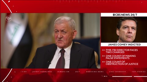 Iraqi president Abdul Rashid on ISIS threat, U.S. military presence and Gaza war