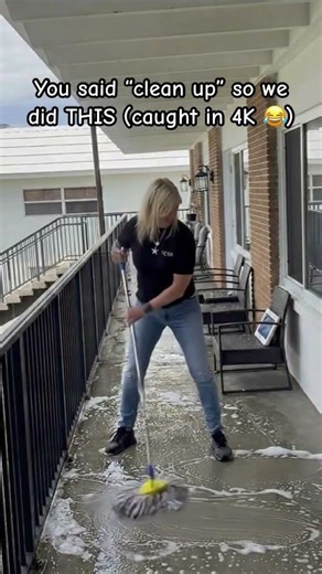 POV: You said “clean up”… so we did THIS 😂 (Caught in 4K)