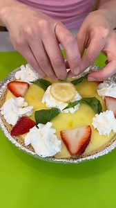 No Bake Lemon Strawberry Pie 😋 #easyrecipes #dessert #pie #recipeoftheday #foodie | Jacky’s Kitchen