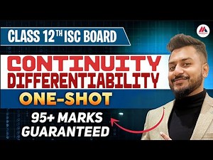 Continuity & Differentiability in One Shot Class 12 | Half Yearly Exams | Yash Maheshwari