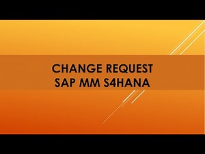 Change Request SAP MM | physical inventory number ranges change request in sap mm