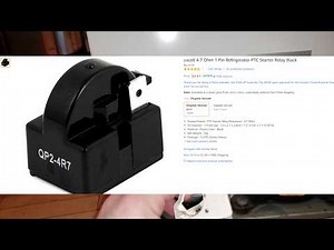 Chest Freezer Starter Relay Replacement (Different Relay) - Magic Chef HMCF7W2 (Fix It)