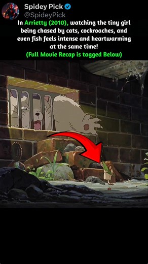 In Arrietty (2010), The Chase Scenes Feel Surprisingly Intense #shorts